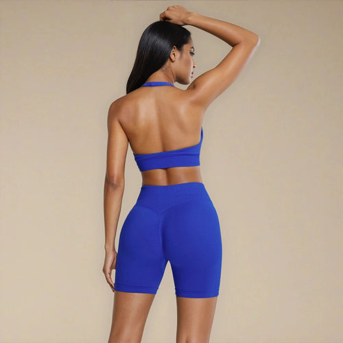 Brassière Low Sculpt Scrunch - Cobalt - Joy Studio - Sportswear