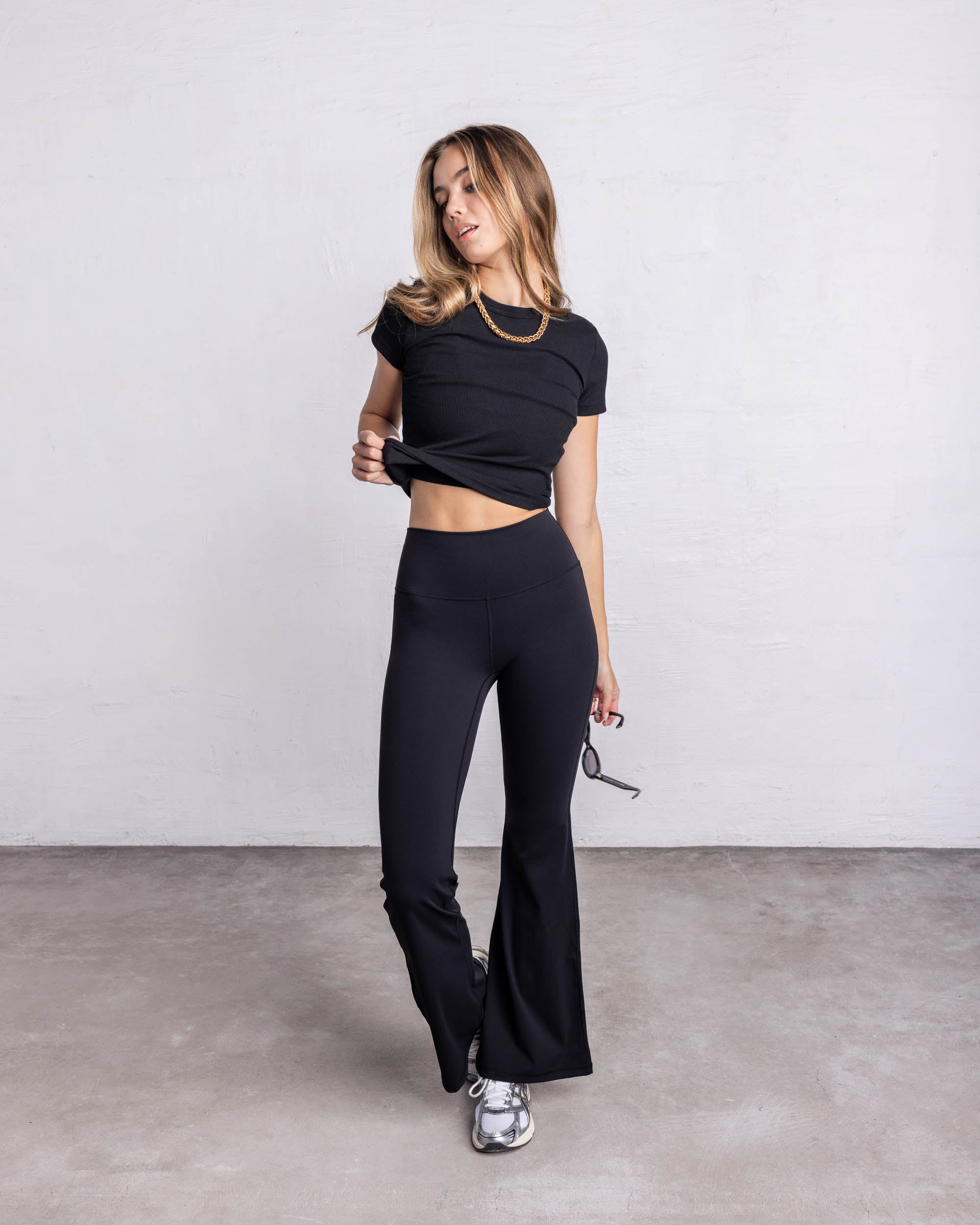 Legging Soft Touch Flare - Onyx - Joy Studio - Premium Sportswear