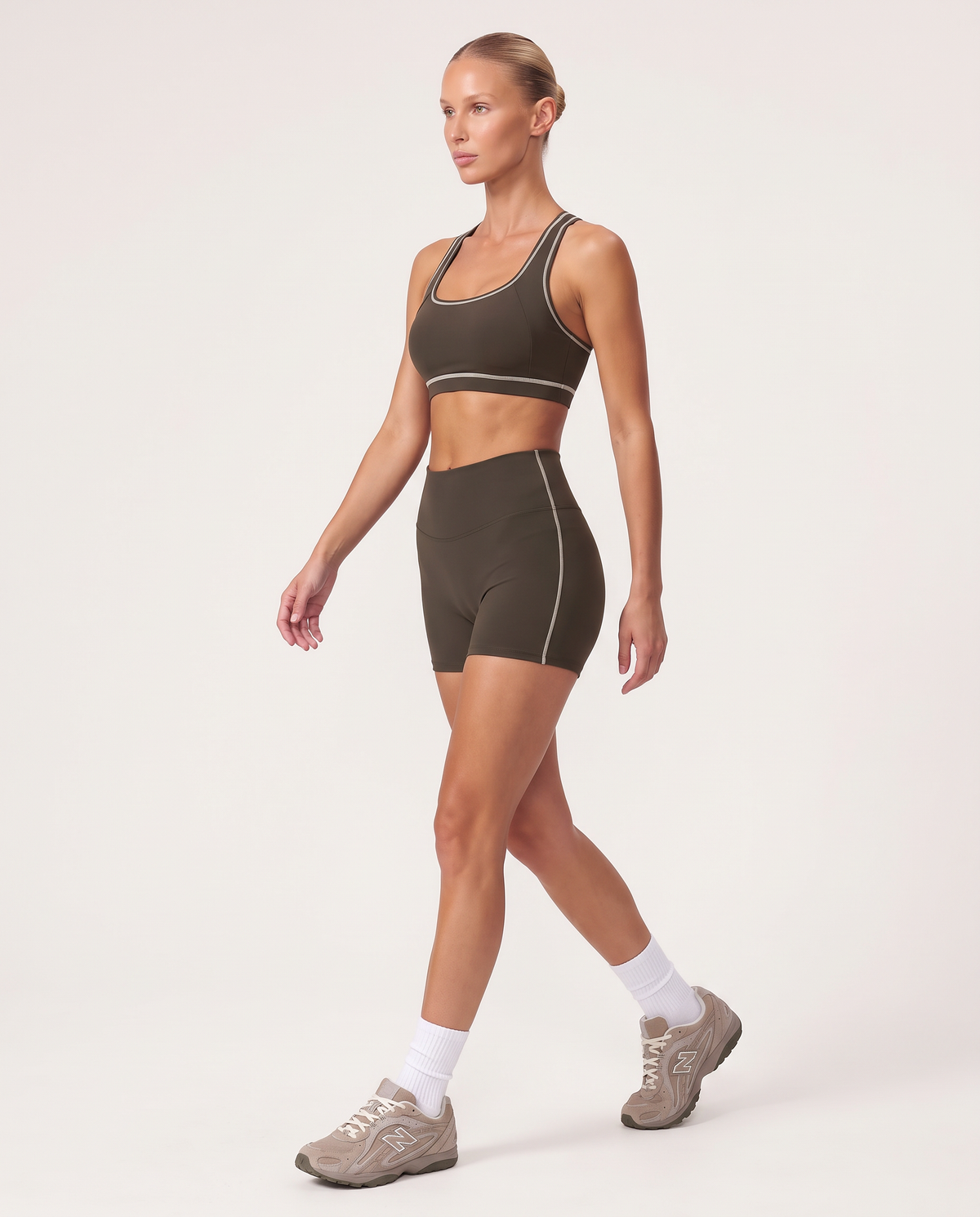 Brassière Racer Track - Cacao - Joy Studio - Sportswear