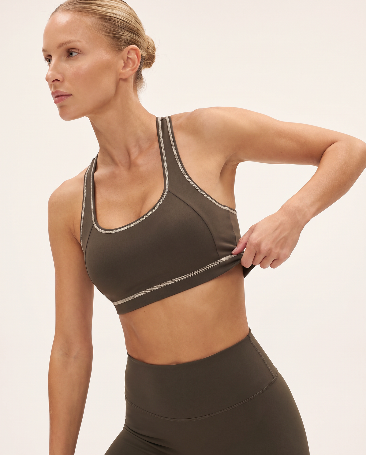 Brassière Racer Track - Cacao - Joy Studio - Sportswear